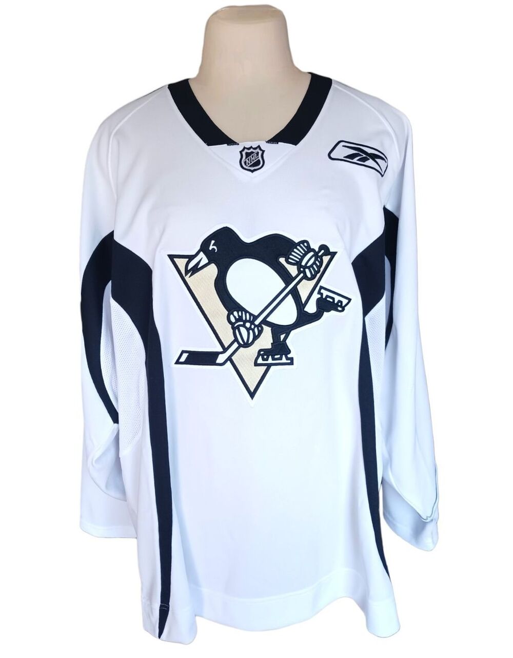 VTG 2000's Blank PITTSBURGH PENGUINS JERSEY CCM Men's Large NHL Hockey Reebok